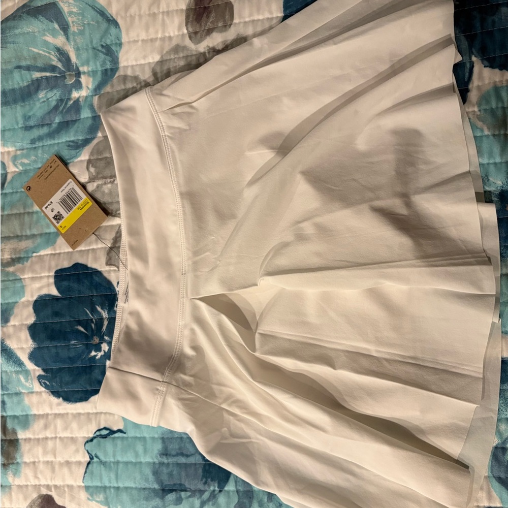 Nike White Pleated Golf Skirt